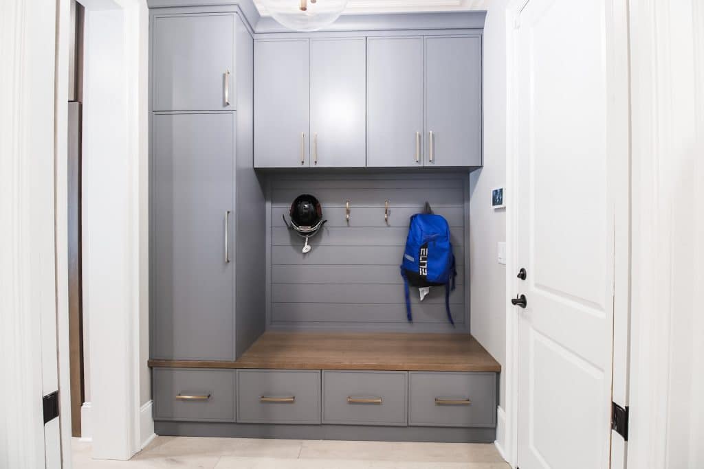 custom cabinetry mudroom