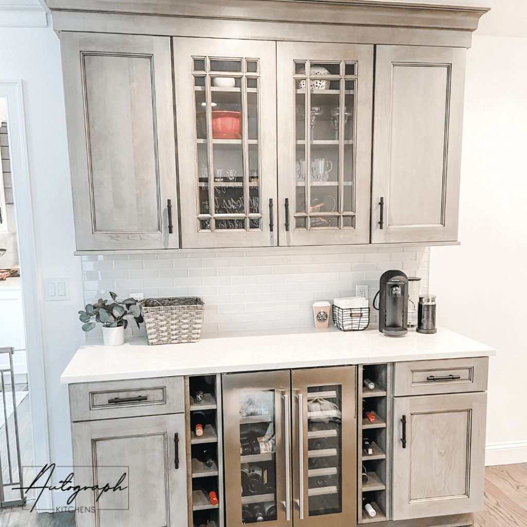 custom cabinetry bar